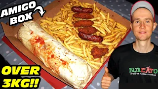 7LBS "AMIGO BOX" CHALLENGE IN NORTHERN IRELAND (XXL BURRITO, GOUJONS, FRIES AND MORE!)