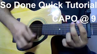 So Done(The Kid LAROI)-Quick Guitar Tutorial(chords+strumming)