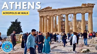 Athens Acropolis 4K Walking Tour: Unveiling Ancient Marvels - February 2024