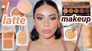 Viral Latte Makeup 🤎☕️ Full Face of Nothing New✨