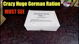 MRE REVIEW Massive German Military Ration *Hamburgers*