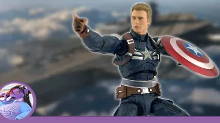 Medicom Mafex Captain America: The Winter Soldier Captain America (Stealth Suit) Figure review