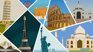 15 Famous Monuments Around The World - Fun Facts Video | Kids Education by Mocomi