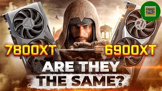 RX 7800XT vs RX 6900XT / The same GPU?
