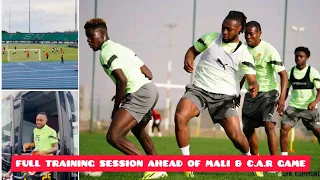 Black Stars training at Legon Sports Stadium ahead of the Mali and C.A.R World Cup qualifiers...