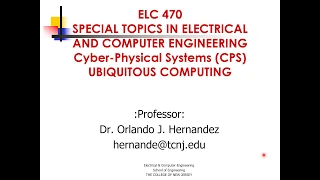Cyber-Physical Systems (CPS) Course - Chapter 5 – Pervasive Computing
