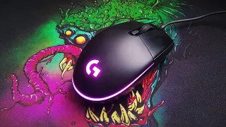 Обзор игровой мыши Logitech G102(G203) + Обзор коврика ZET GM-M Beast