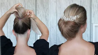 YOU'RE GOING TO LOVE THIS UPDO #HAIRSTYLE #SHORTS