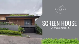 Open Layout Living: Lush Greenery, Gravel Beds & Serene Landscaping in Screen House Interior Design