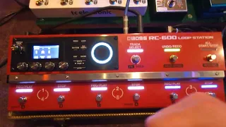 Setting Tracks to Play Individually (Single) Rather than Over Each Other (Multi) Boss RC-600