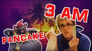 DO NOT MAKE PANCAKE ART AT 3AM!!! CHALLENGE