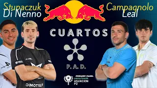 ASUNCION P2 PREMIER PADEL 2024 CUARTOS | STUPACZUK-DI NENNO VS CAMPAGNOLO-LEAL