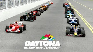 F1 2023 Cars vs F1 2004 Cars - Daytona Oval Speedway