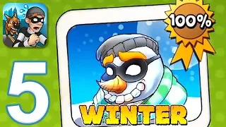 Robbery Bob - Gameplay Walkthrough Part 5 - Chapter 5: Winter (iOS, Android)