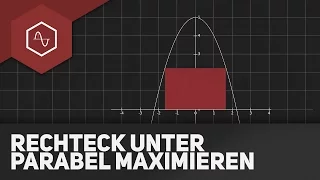 Extremwertaufgaben - Rechteck unter einer Parabel maximieren