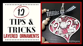 12 Tips- Making Intricate Christmas Ornaments with a Laser | Glowforge Layered Christmas Ornaments