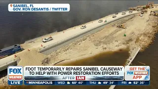 Sanibel Causeway Opens For Utility Trucks, Repairs Underway