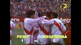 Perú 1 vs Argentina 0 - Gol de Juan Carlos Oblitas - Eliminatorias México 86