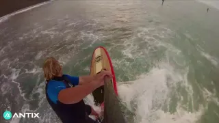 Near Lightening Strike Surfing Fatstick Sup kimmeridge Dorset reefs