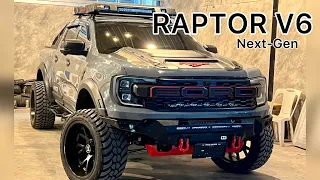 Ford Raptor V6 ยก2" ใส่แม็ก HOSTILE 22" ET -44 ยัดยาง AMP 33*12.5R22  พร้อมชุดเหล็ก HAMER รอบคัน