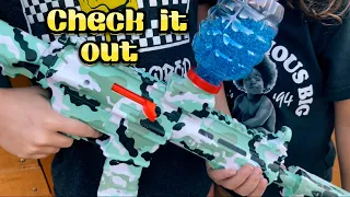 Gel Ball Blaster Gun For Kids #founditonamazon #gelballblaster #fungun #kidsloveit #ballblaster