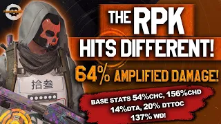 The RPK HITS DIFFERENT! MUST TRY for INSANE DAMAGE! 64% AMP DMG! The Division 2 TU20 #thedivision2