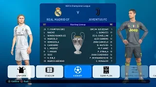 PES 2019 UEFA Champions League Final Real Madrid v Juventus Full Match