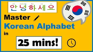 [Tagalog]Master Korean Alphabet in 25 minutes in Filipino:MUST-WATCH kung gusto mo matuto mag Korean