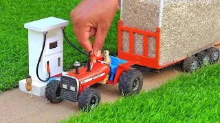 diy tractor mini petrol pump science project | part9 @KeepVilla