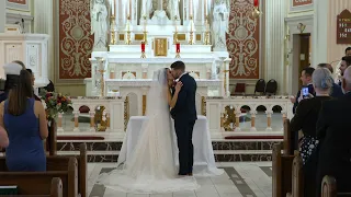 Wedding Ceremony at St. Sebastian Church in Middletown, CT!