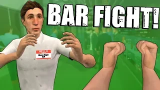 OB & I GOT INTO A BAR FIGHT IN VR! - Drunkn Bar Fight Multiplayer