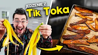 Smażone SKÓRKI Z BANANA i parówki które musisz zobaczyć - Testujemy jedzenie z TIKTOKA!