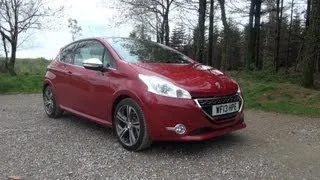 The New 2013 Peugeot 208 GTi walkaround with exhaust note and POV test drive