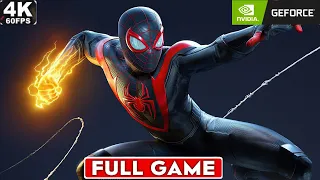 SPIDER-MAN: MILES MORALES PC Full Gameplay Walkthrough (4K 60FPS) No Commentary Ultra HD