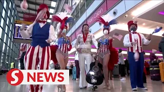 Heathrow airport filled with air of excitement as UK flights to US resume