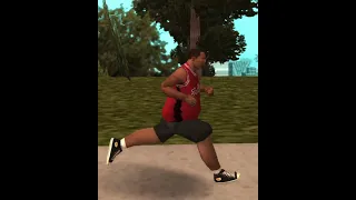 CJ's Powerful Journey on losing weight and becoming a badass 🔥#gta #gtasanandreas #gtasa #shorts