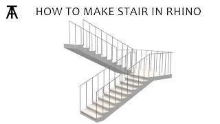 How to make stair in Rhino