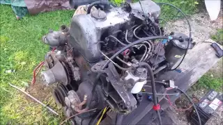 Mercedes Diesel 240d / OM616 engine running