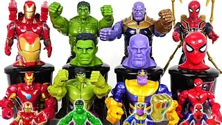 Marvel Avengers Infinity War Hulk, Thanos, Spider Man, Iron Man cup tumblrs are alive! #DuDuPopTOY