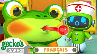 Gecko est malade｜Le Garage de Gecko｜Camions pour enfants