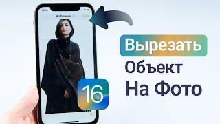 IOS 16 вырезать объект на фото! Как вырезать объект на фото в IOS 16?