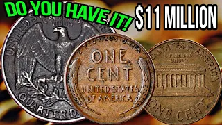 Top 15 Most Valuable Pennies, Quarter Dollars Coins worth big money! Coins worth money