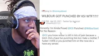 KSI responds to TommyInnit’s fans for “punching” Wilbur Soot