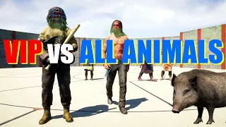 Far Cry 5 Arcade Mode Animal Fight - Cult VIP Humans vs All Animals Battles (Custom Map Editor)