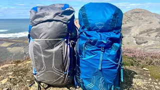 Have I Found the Perfect Backpack? The NEW Osprey Exos pro 55 vs The Exos 48