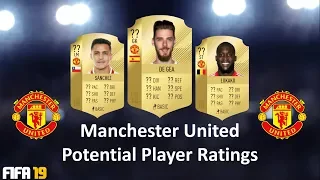 FIFA 19 | MANCHESTER UNITED FC PLAYERS RATINGS PREDICTIONS | ft. De Gea, Lukaku, Sanchez