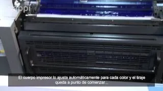 The Printing Process - Sheet Offset Press - Spanish