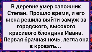 Как Вдова Сапожника с Городским Брачную Ночь Провела! Большой Сборник Свежих Смешных Анекдотов!