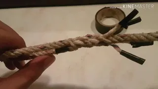 Eye splice 4 strand rope