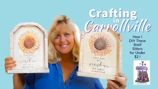 Crafting in Carrollville DIY Project Using IOD Sunflower Mold